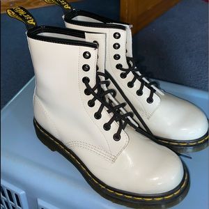 White Women’s Size 6 Dr. Martens
